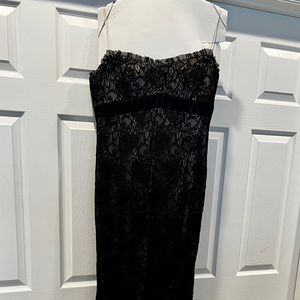 Theia Black Lace Dress